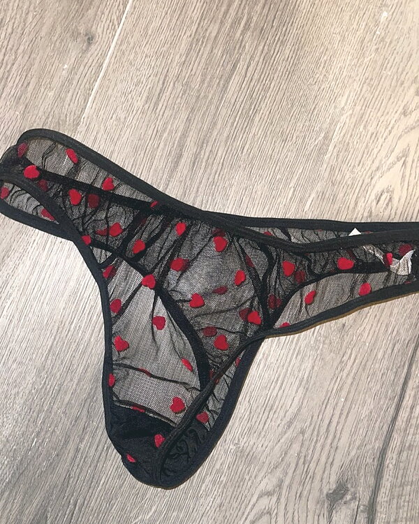 Petite culotte, portée, personnalisée